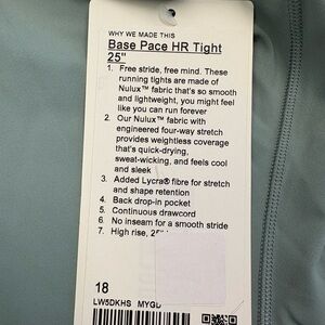 Lululemon Athletica Blue Leggings